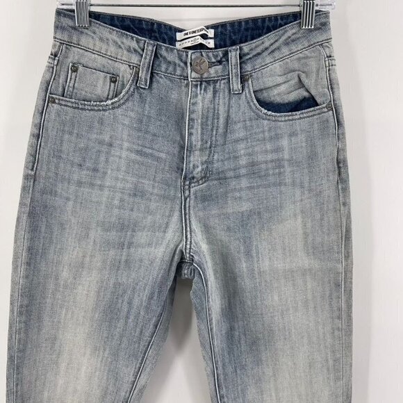 One Teaspoon Size 27 Diamonde Blue Legend High Waist Mom Jeans - Picture 2 of 8